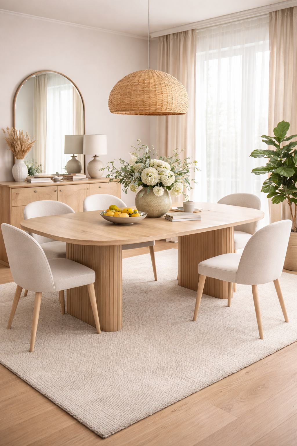 Wooden table|Scandinavian style