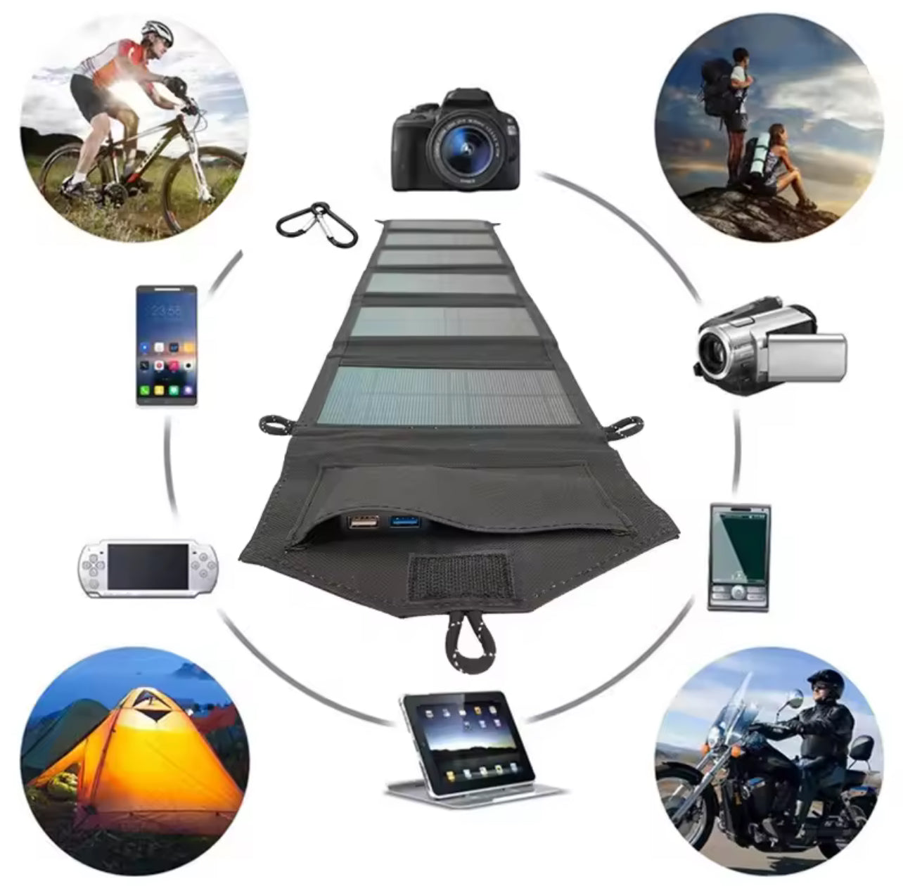 Portable solar charger